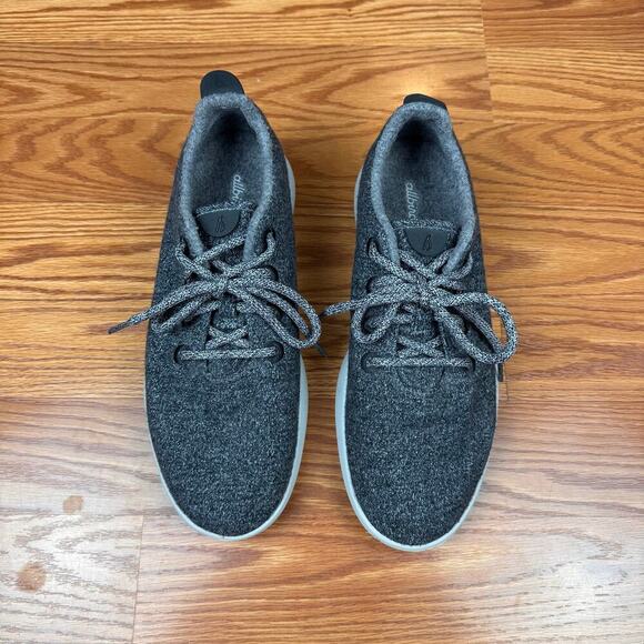 AllBirds Merino Wool running shoes Natural Gray Mens Sz 10 - Picture 3 of 10